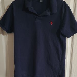 US. Polo Assn Navy Blue Polo Shirt